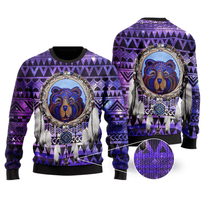 Bear Native American 3D All Over Printed Unisex Shirts