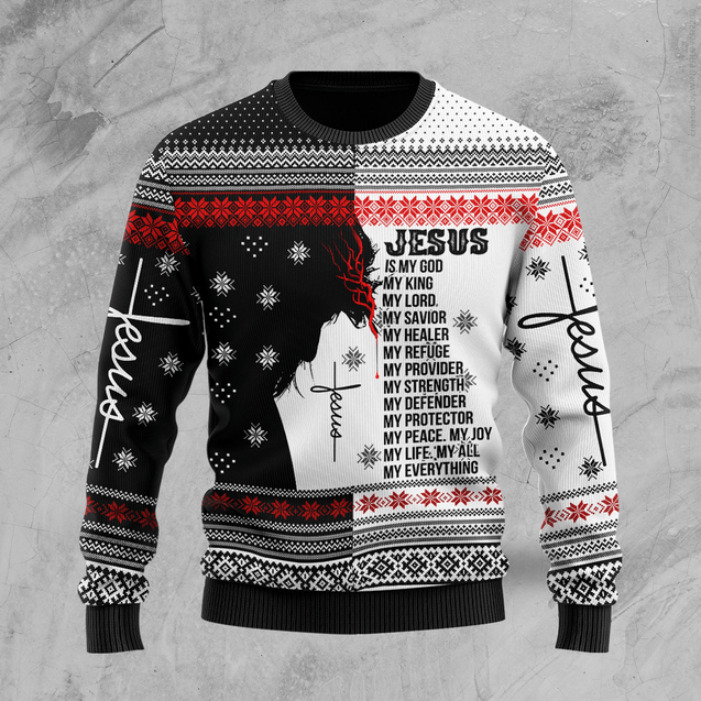 Jesus Knitted Sweater NTN11172002