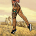 Native American Dragonfly And Dreamcatcher Yoga Outfit For Women-MEI