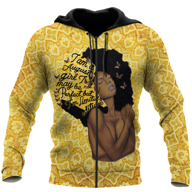 August afro girl art 3d hoodie shirt for men and women DD06102002-Apparel-HG-Zip hoodie-S-Vibe Cosy™