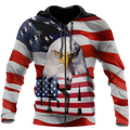 Independence Day American Eagle 3D All Over Printed Shirts Hoodie DD06122003 - Amaze Style™-Apparel
