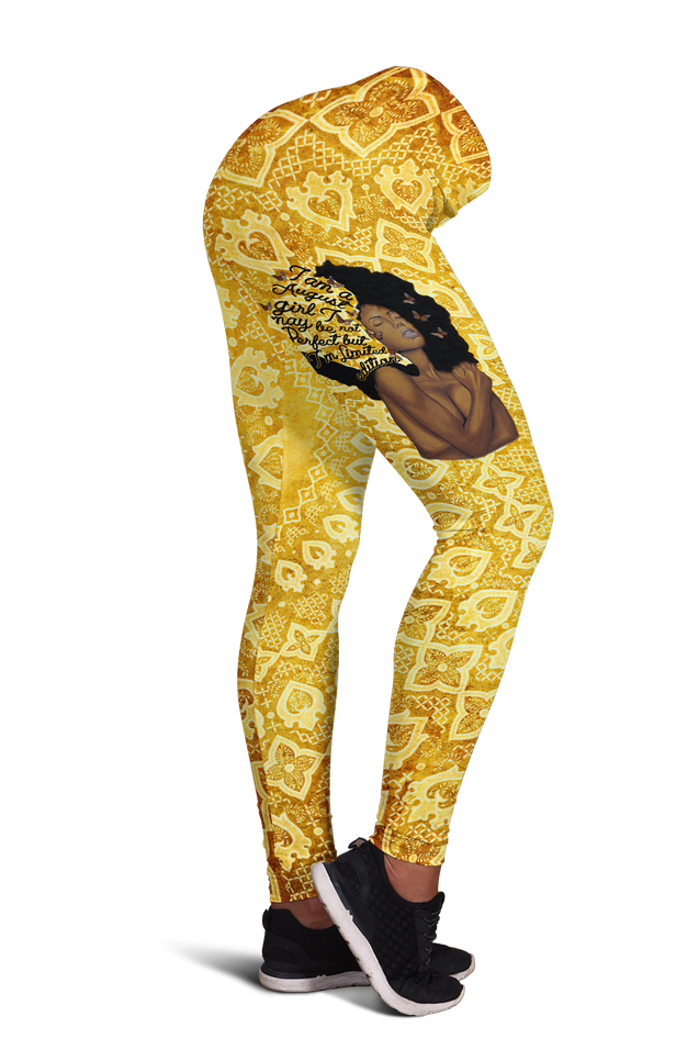 August afro girl art leggings + hollow tank combo DD06102002S-Apparel-HG-S-No tank-Vibe Cosy™