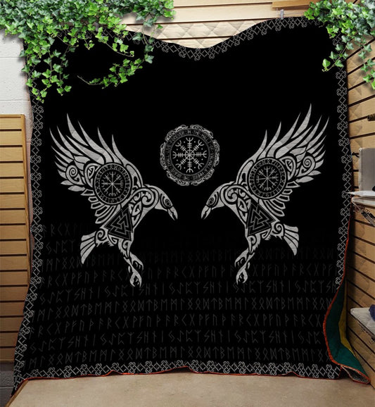 Viking 3D All Over Printed Quilt