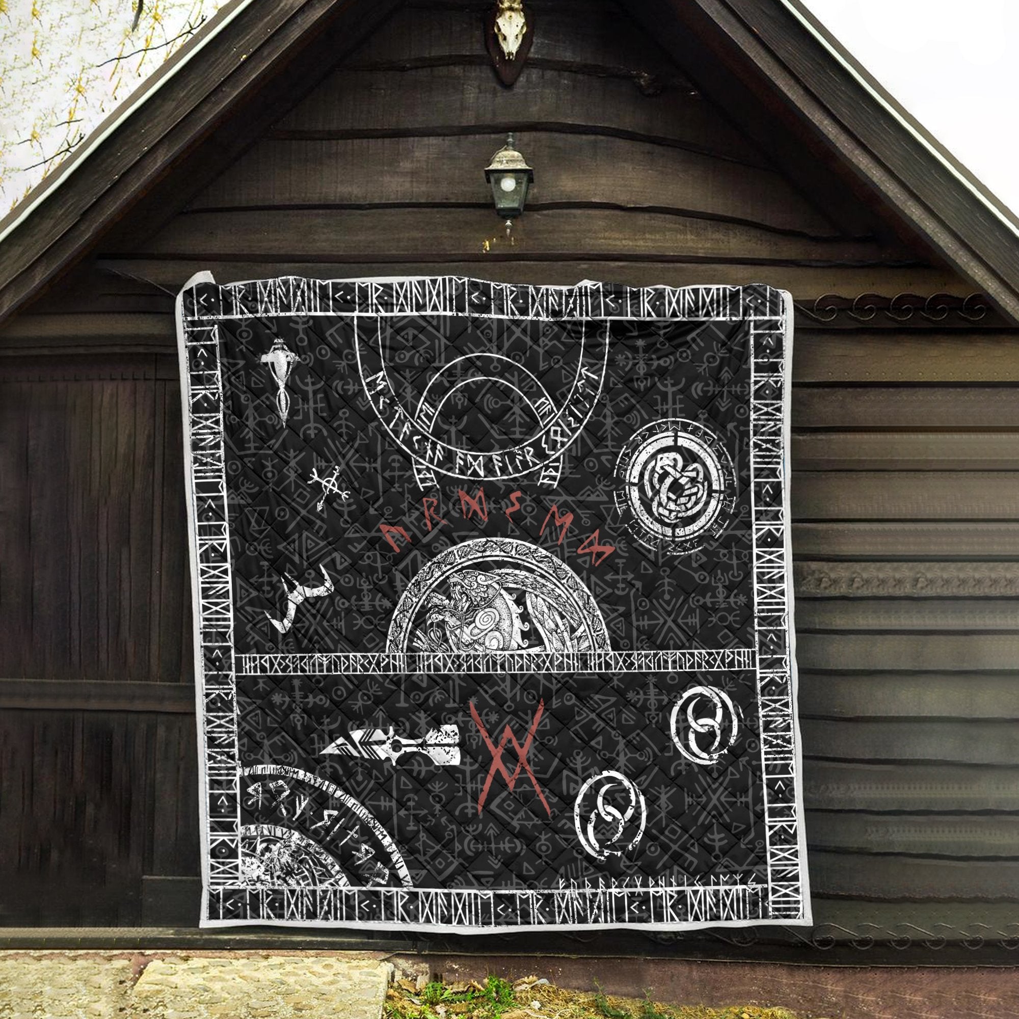 Viking 3D All Over Printed Quilt