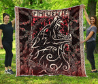 Viking 3D All Over Printed Quilt