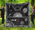 Viking 3D All Over Printed Quilt