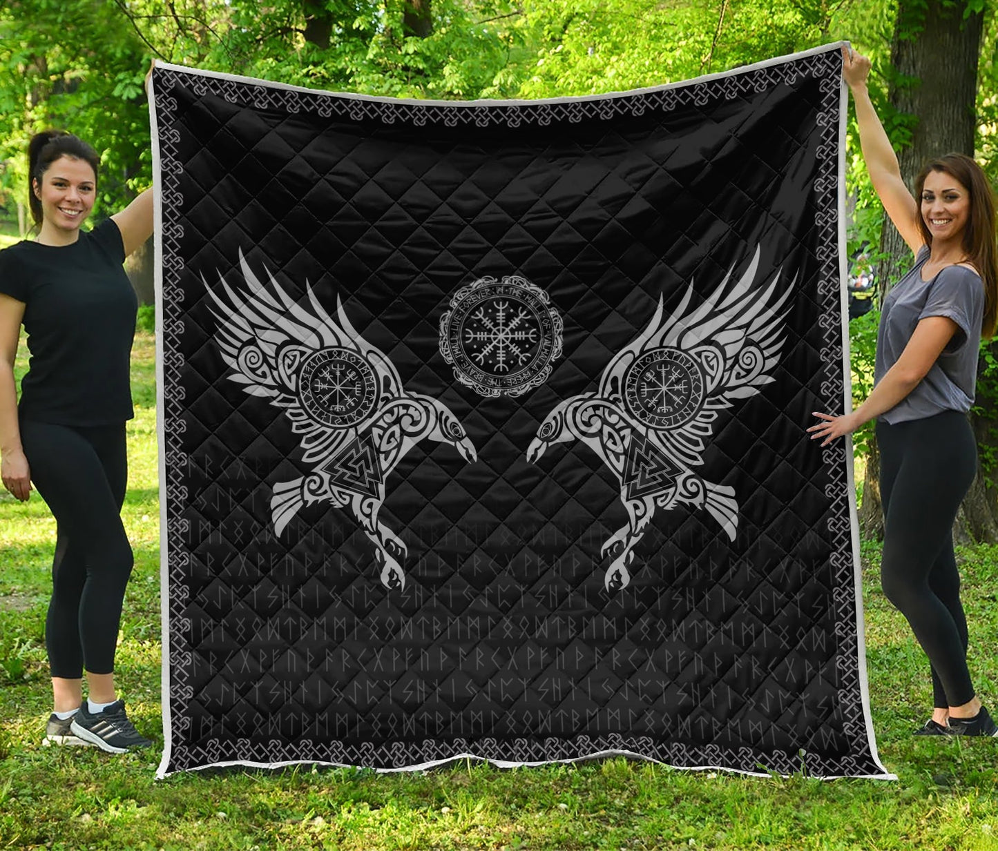 Viking 3D All Over Printed Quilt