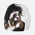 3D All Over Printed Boho Horse Shirts and Shorts-Apparel-6teenth World-Sweatshirt-S-Vibe Cosy™