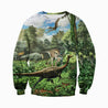 3D All Over Printed Dinosaurs Shirts and Shorts-3D All Over Printed Clothes-HP Arts-Long-sleeved Shirt-XS-Vibe Cosy™
