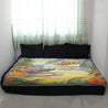 Vintage Hawaii Quilt Blanket - AH - J4-QUILT BLANKETS-PodEz-Twin-White-100% Cotton-Vibe Cosy™