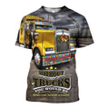 3D All Over Printed Christmas Truck Shirts and Shorts-Apparel-HP Arts-T-Shirt-S-Vibe Cosy™