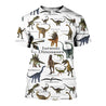 3D All Over Printed Dinosaurs Shirts and Shorts-3D All Over Printed Clothes-HP Arts-T-shirt-XS-Vibe Cosy™