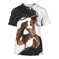 3D All Over Printed Boho Horse Shirts and Shorts-Apparel-6teenth World-T-Shirt-S-Vibe Cosy™