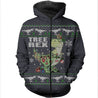 3D All Over Printed Dinosaurs Christmas Shirts And Shorts-3D All Over Printed Clothes-HP Arts-Zipped Hoodie-XS-Vibe Cosy™
