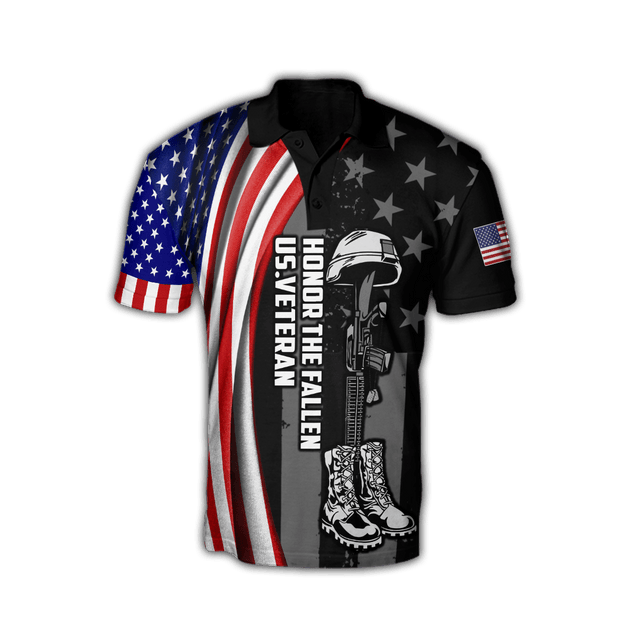 Honor The Fallen US Veteran3D All Over Printed Shirts For Men and Women MH1509203