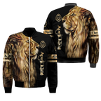 Custom Name April King Lion  3D All Over Printed  Unisex Shirts