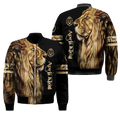 Custom Name April King Lion  3D All Over Printed  Unisex Shirts