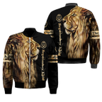 Custom Name September King Lion  3D All Over Printed Unisex Shirts