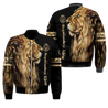 Custom Name September King Lion  3D All Over Printed Unisex Shirts