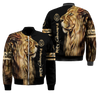 Custom Name February King Lion  3D All Over Printed  Unisex Shirt