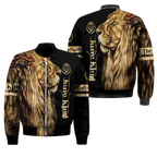 Custom Name June King Lion  3D All Over Printed Unisex Shirts
