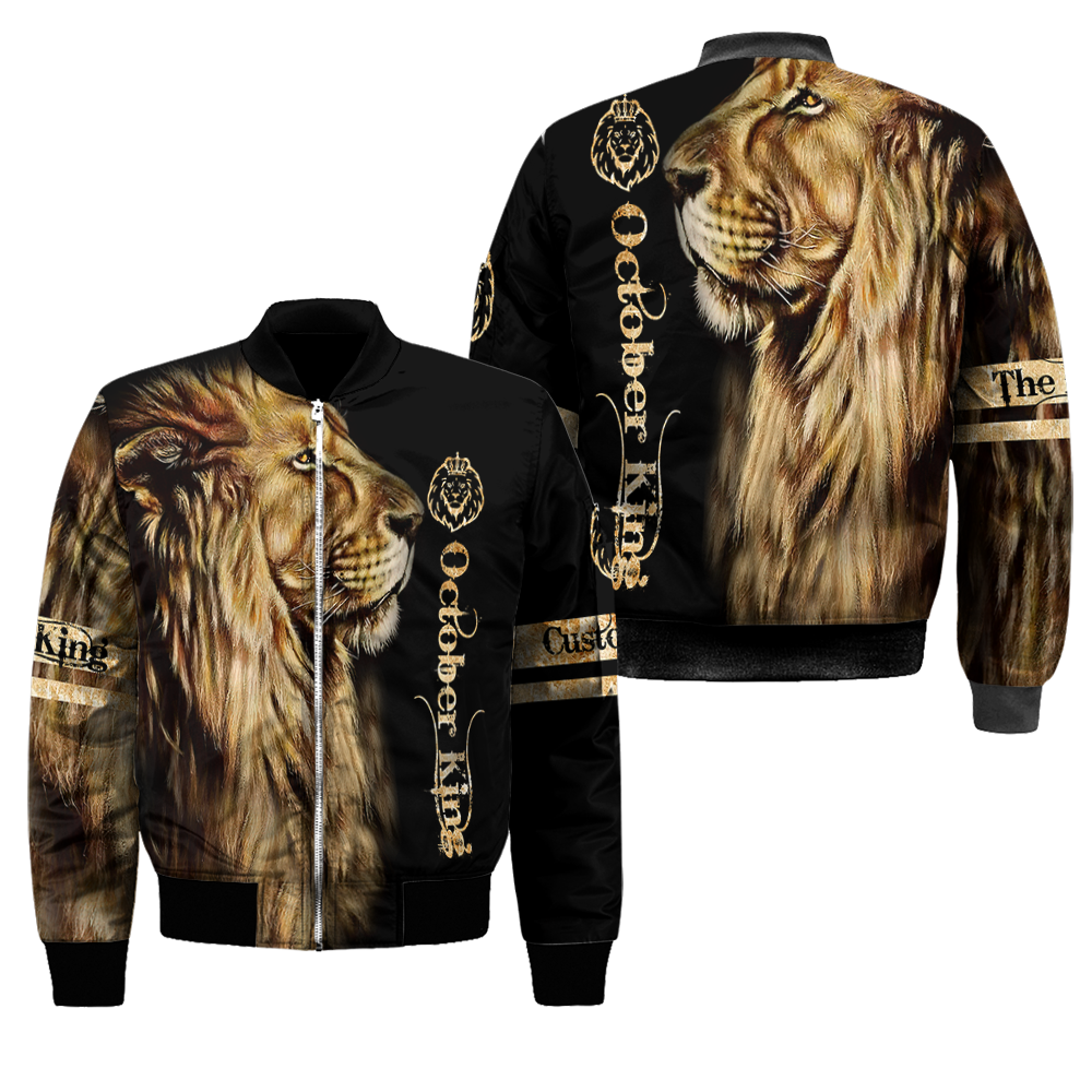 Custom Name October King 3D All Over Printed Unisex Shirts