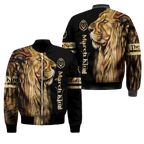 Custom Name March King Lion 3D All Over Printed Unisex Shirt