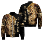 Custom Name July King Lion  3D All Over Printed Unisex Shirts