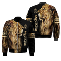 Custom Name May King Lion  3D All Over Printed Unisex Shirts