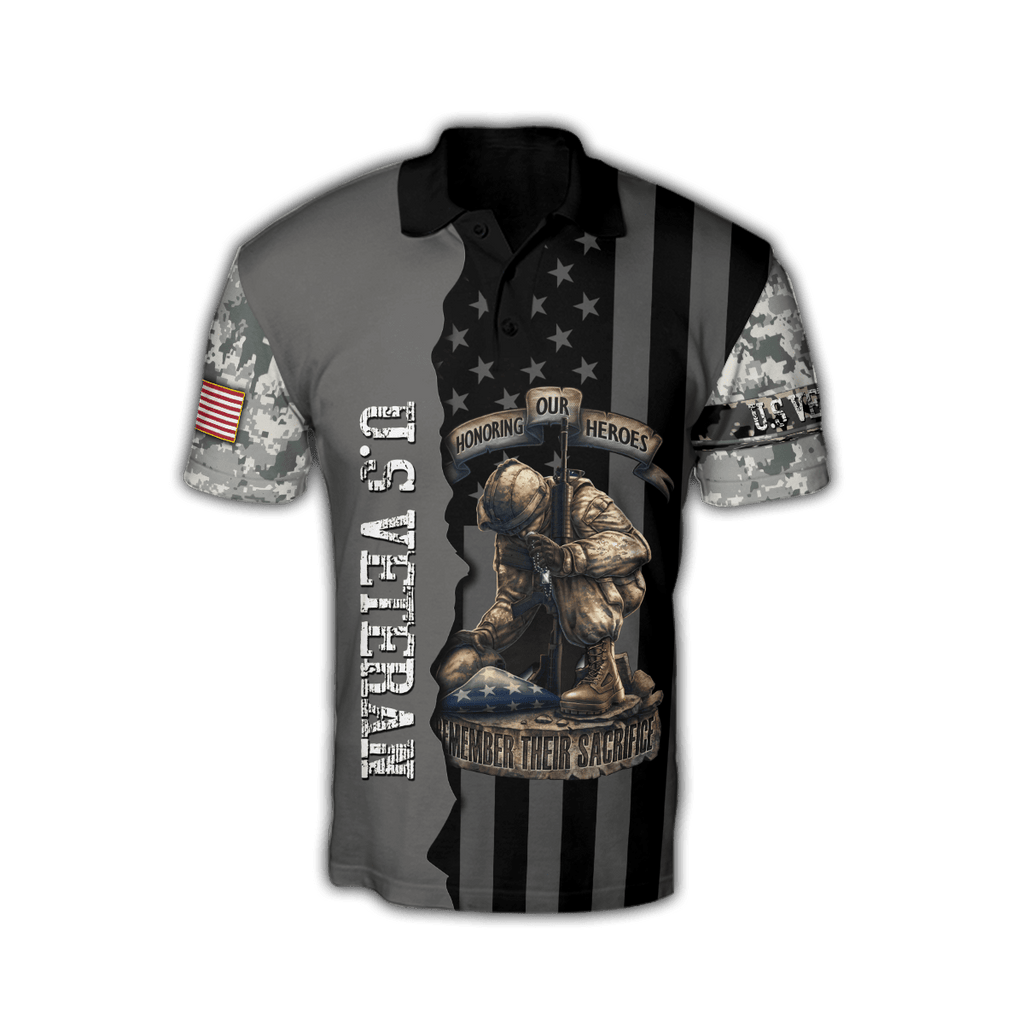US Veteran Honoring Our Heroes Remember Their Sacrifice 3D All Over Printed Shirts For Men and Women TA09162005