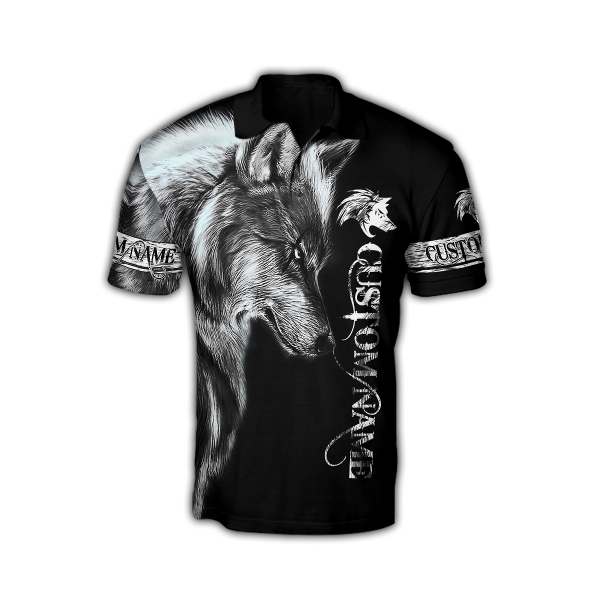 Personalized Wolf All Over Printed Shirts For Men and Women MH010920S3