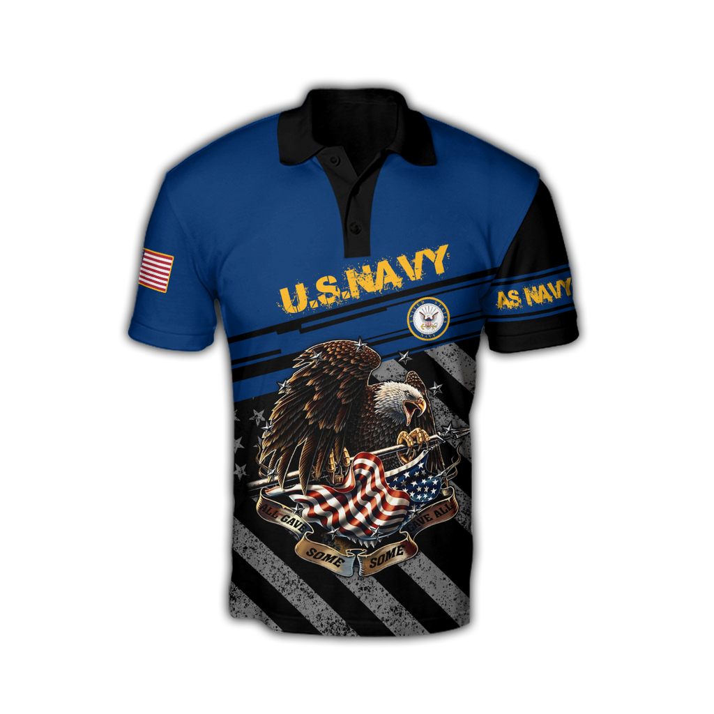 US Navy US Veteran 3D All Over Printed Shirts MH211020