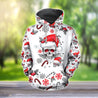 Christmas Skull Hoodie And Hoodie Dress Pi12092001