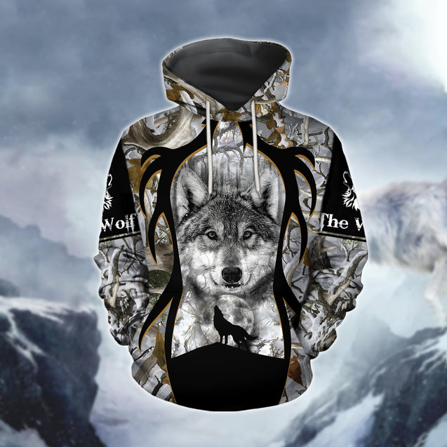 Wolf 3D Combo Hoodie + Legging Pi02102002