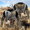 Labrador Hunting 3D Over Printed Unisex Deluxe Hoodie ML