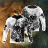 White Lion Tattoo 3D All Over Printed Shirt for Men and Women