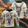 Premium Unisex Hoodie Octopus Vector Design ML