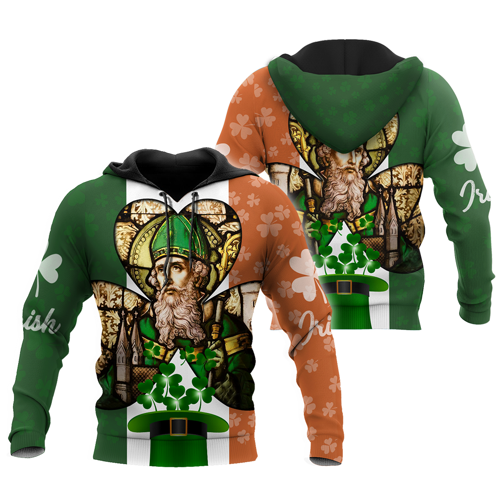 Irish St.Patrick day 3d hoodie shirt for men and women VP30102006
