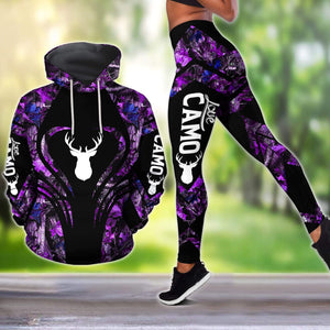 Camo Lover Combo Hoodie And Legging Outfit For Women MEI09222001-MEI