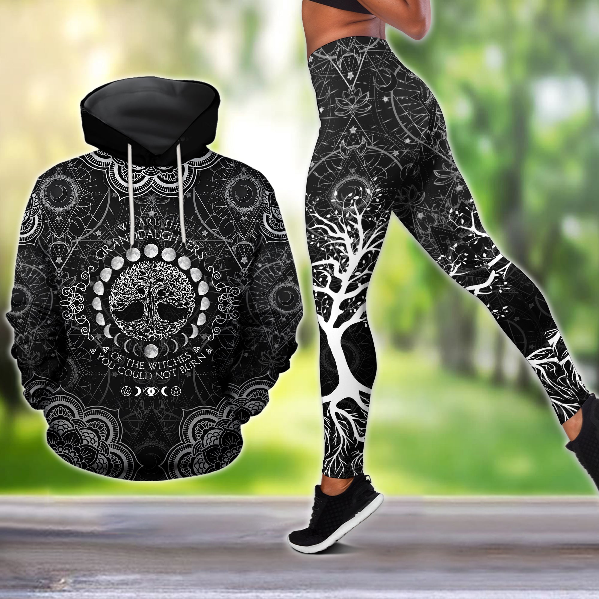 Witch Mandala Combo Hoodie + Legging Pi24092001