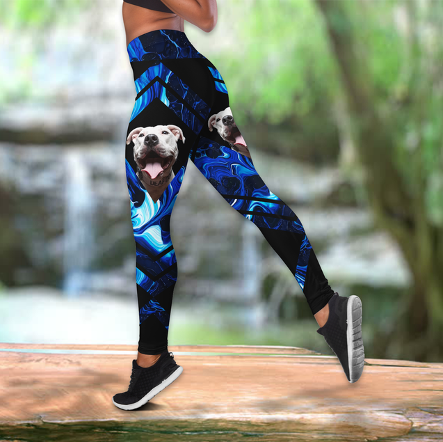 Pitbull legging + hollow tank combo HAC190805