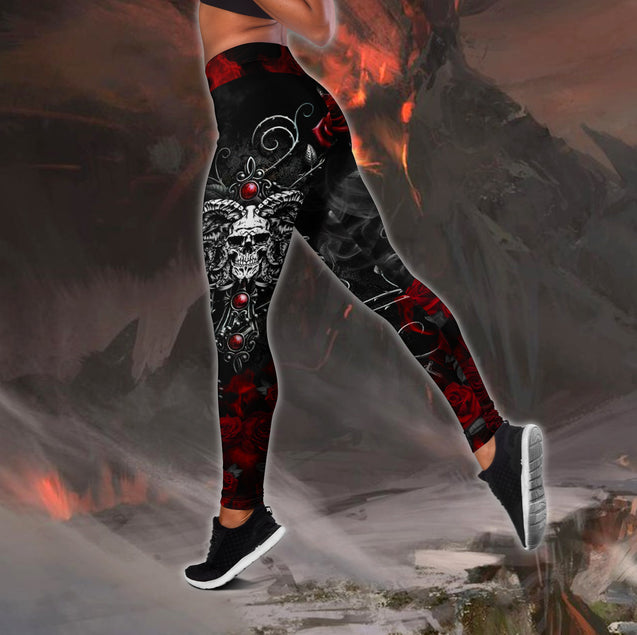 Skull And Snake Combo Hoodie + Legging Pi28092003