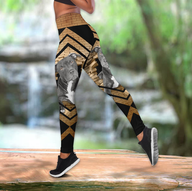 Pitbull legging + hollow tank combo HAC040802S1