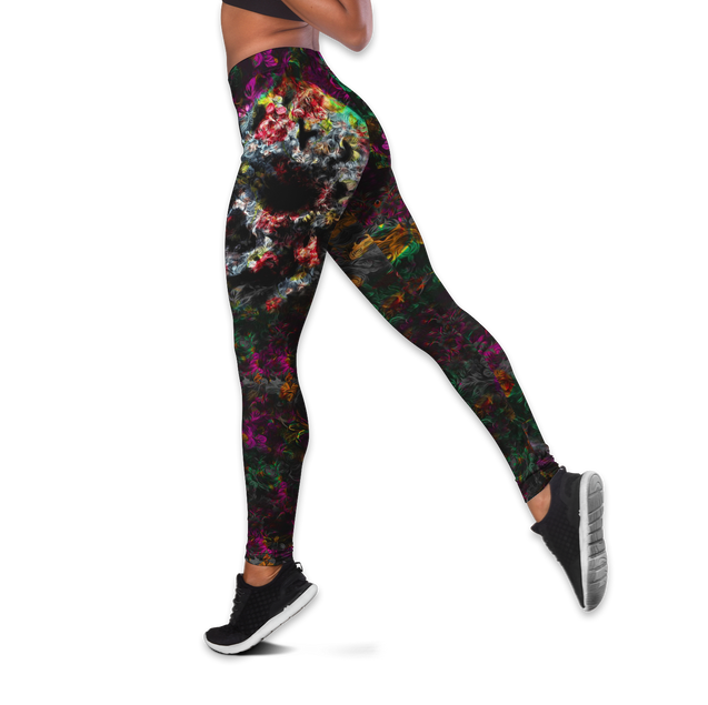 Love Skull tanktop & legging outfit for women Pi130501-Apparel-PL8386-S-S-Vibe Cosy™