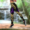 Fibromyalgia awareness leggings + hollow tank combo HAC070506-Apparel-HG-S-No tank-Vibe Cosy™