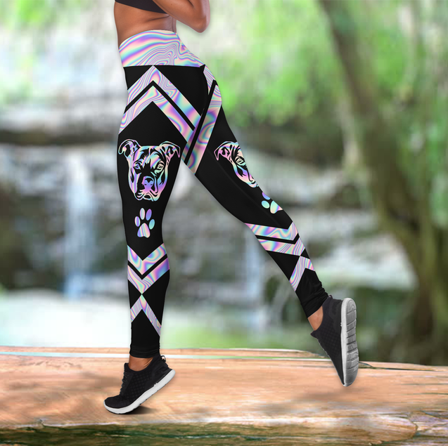 Pitbull legging + hollow tank combo HAC190803