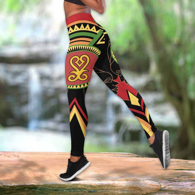 African Zone Adinkra Sankofa Pullover Legging & Tank top-ML