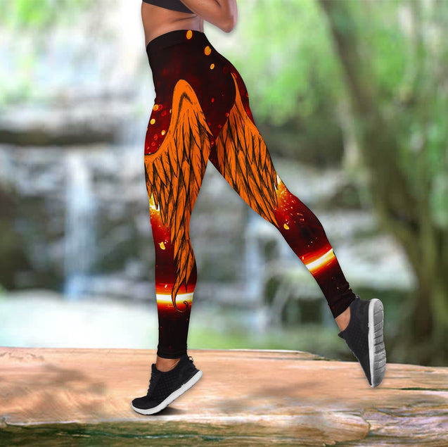 Multiple sclerosis warrior legging + hollow tank combo HAC180402-Apparel-HG-S-No tank-Vibe Cosy™