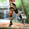 Halloween pitbull tattoos legging + hollow tank combo HHT25092001