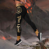 The Lion 3D All Over Printed Legging + Hollow Tank combo for women